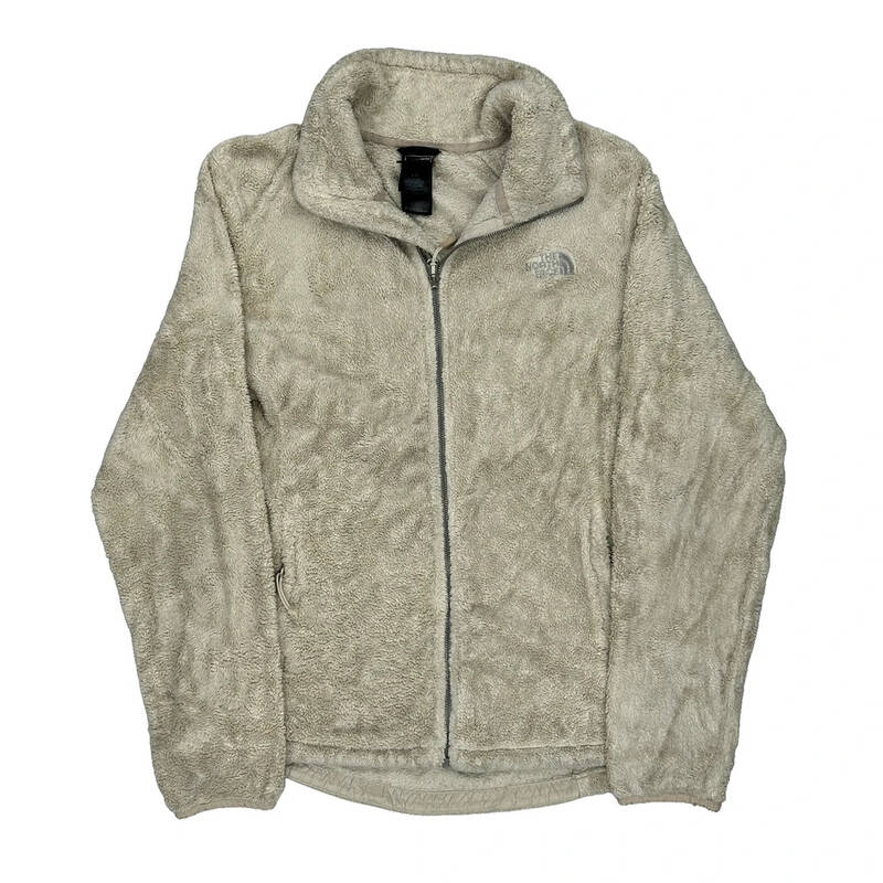 The North Face Fleece Jacket - Large Beige Polyester