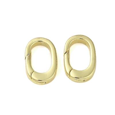 Brass Spring Gate Rings
