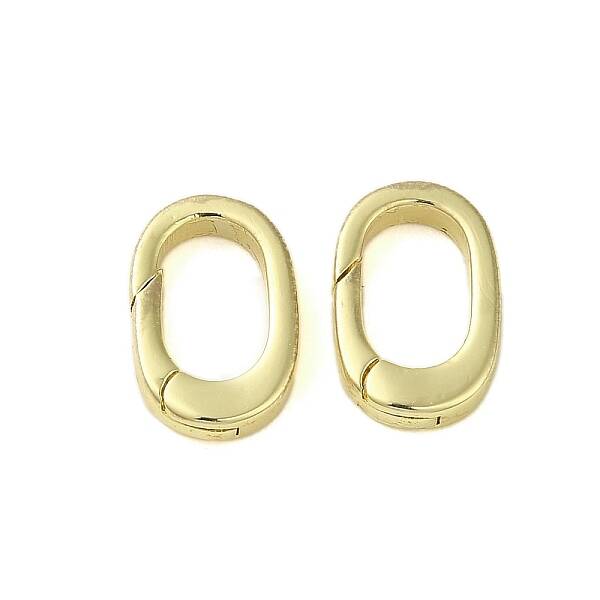 Brass Spring Gate Rings