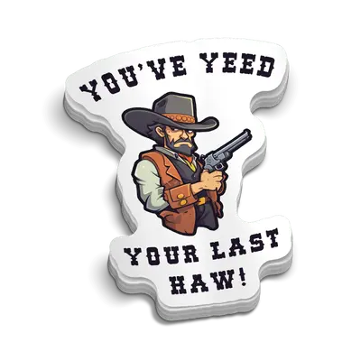Yee Haw - Hard Hat Decal
