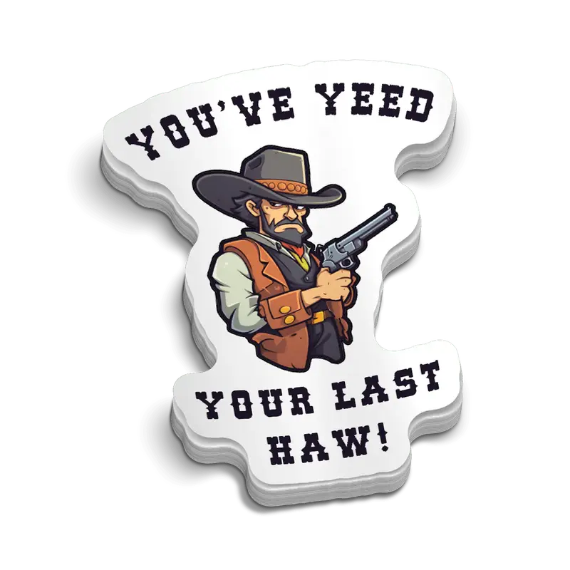 Yee Haw - Hard Hat Decal