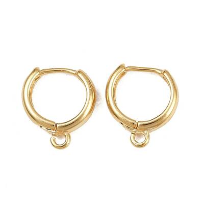 Brass Hoop Earring Findings