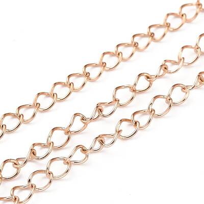 Ion Plating(IP) 304 Stainless Steel Curb Chain