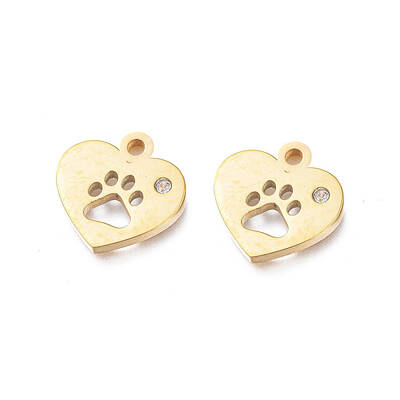Ion Plating(IP) 304 Stainless Steel Charms