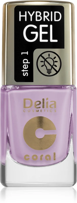 Delia Cosmetics Coral Hybrid Gel gel polish color 141 11 ml