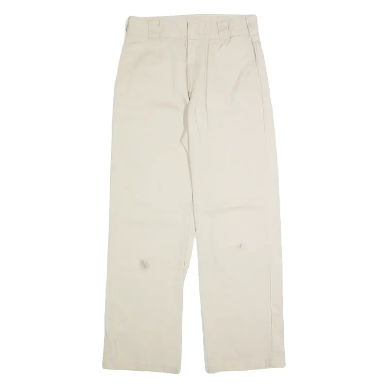 DICKIES Mens Trousers Beige Regular Straight W20 L28
