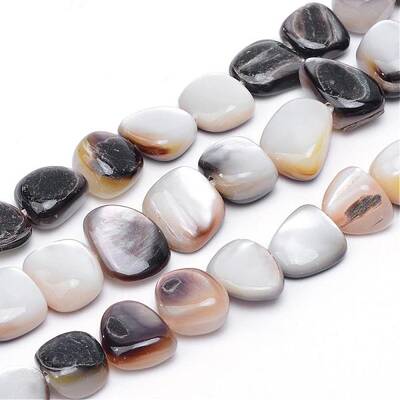 Natural Sea Shell Bead Strands