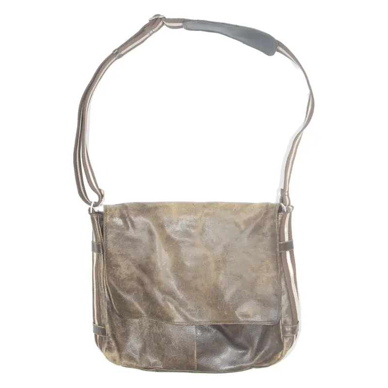 PICARD Mens Satchel Bag Brown Leather