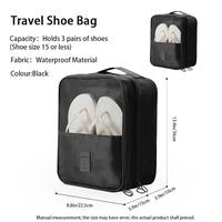 Shoe Bags for Travel Shoe Travel Bags for Packing, Large Waterproof Portable Travel Shoe Bag with Zipper Travel Essentials Wo...