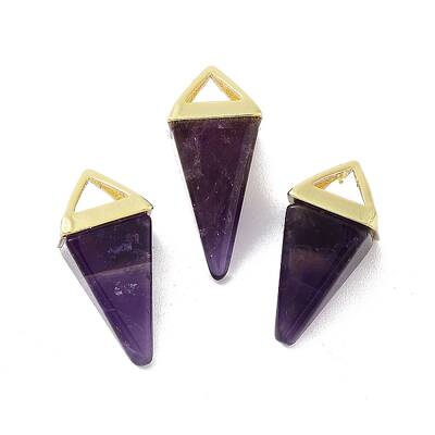 Natural Amethyst Pendants