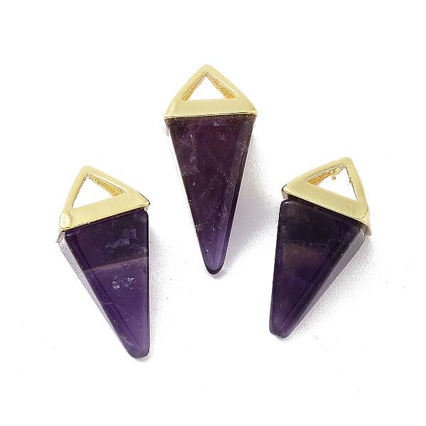 Natural Amethyst Pendants