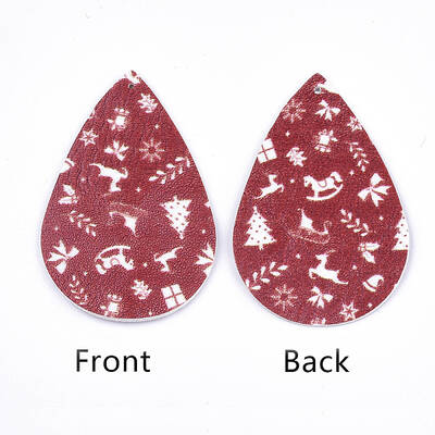 PU Leather Big Pendants