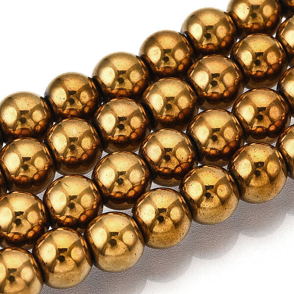 Non-magnetic Synthetic Hematite Beads Strands
