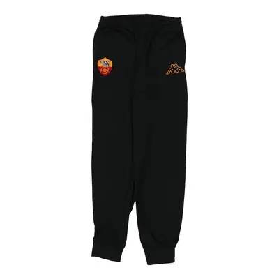 Age 11 AS Roma Kappa Football Tracksuit - XL Black Polyester