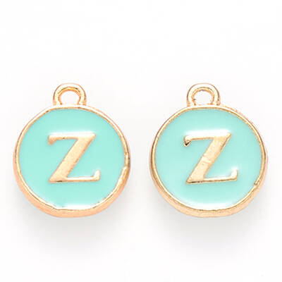 Golden Plated Alloy Enamel Charms