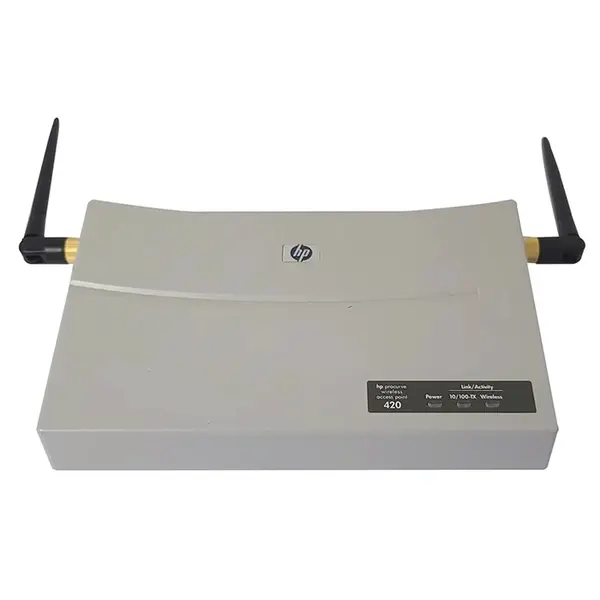 J8130-69201 HP ProCurve 420 IEEE 802.11b/g 2.4GHz 54Mbit/s 1 x Port 10/100Base-TX 2 x External Antennas Wireless Access Point