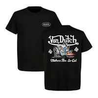 Von Dutch Melrose Ave. So-Cal Unisex T-shirt , Premium quality Organic 100% Cotton Mens Solid T-shirts, Regular Fit Size S - ...