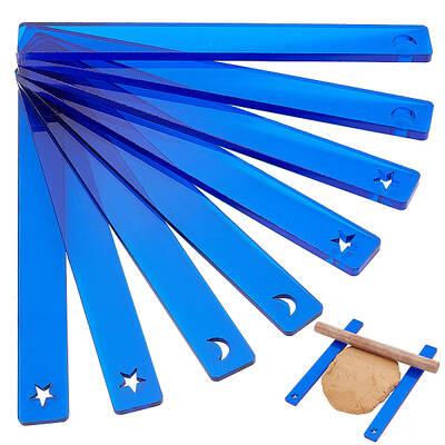 8Pcs 4 Style Acrylic Sheet