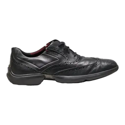 ROCKPORT Brogue Shoes Black Leather Mens UK 9.5