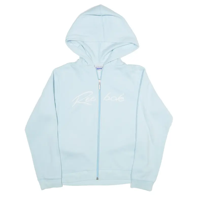 REEBOK Hoodie Blue Full Zip Girls 12 Years