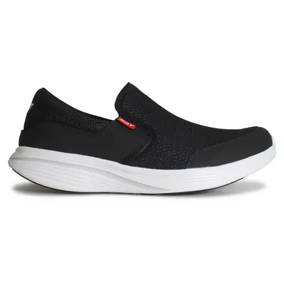 MBT Modena III Leather Textile Men's Slip On Shoes - Black - Size:US 10 Men