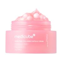 [NEW] [medicube] PDRN Pink Collagen Capsule Cream | Pink Boba Cream | Salmon DNA, Niacinamide for Uneven Skin Tone, Glow Hydr...