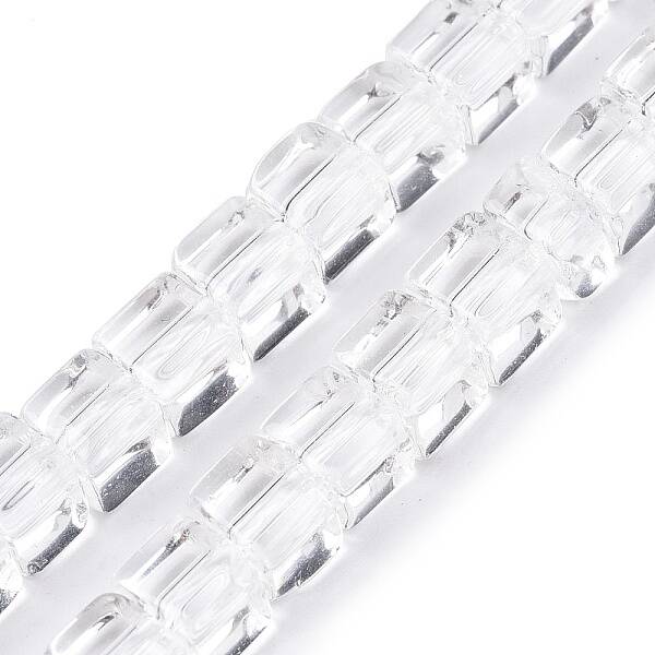 Transparent Glass Beads Strands