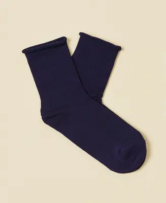 Women's Cotton Socks Weekend - Navy