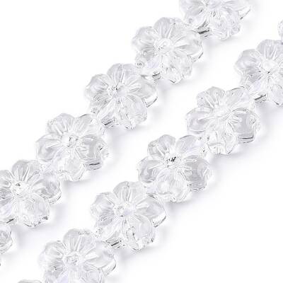 Transparent Glass Beads Strands