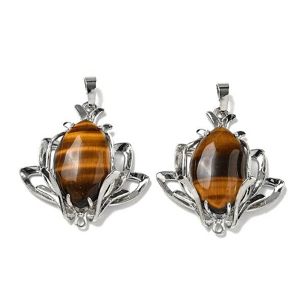 Natural Tiger Eye Pendants