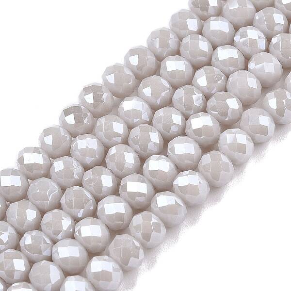 Electroplate Glass Beads Strands