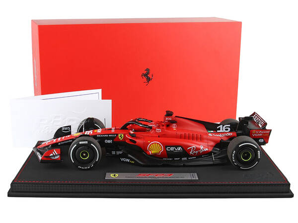 Ferrari SF-23 #16 Charles Leclerc Formula One F1 Singapore GP (2023) Limited Edition to 60 pieces Worldwide 1/18 Diecast Mode...