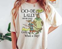 Vintage R0bin H00d And Little John Oo-De-Lally Golly What A Day Shirt, Matching Family Tee, Vacation Trip Sweatshirt, Everyda...