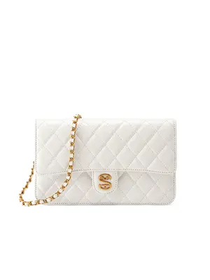 Smting quilted chain mini flap bag