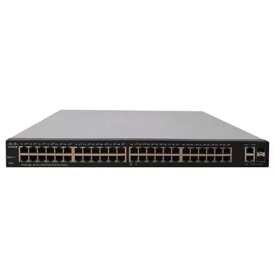Cisco SF220-48P-K9 | Small Business 220 Series SF220-48P 48 x Ports PoE+ 10/100Base-TX + 2 x RJ-45/SFP Ports Layer 2 Managed ...