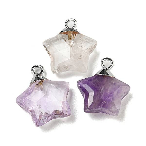 Natural Amethyst Pendants