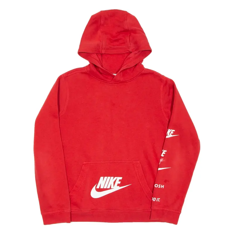 NIKE Boys Red Hoodie XL