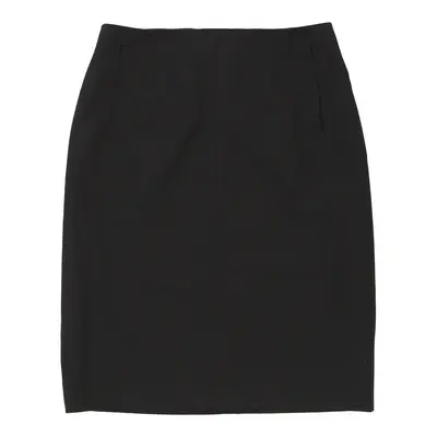 Gianfranco Ferre Midi Pencil Skirt - 32W UK 12 Black Cotton | Size: UK 12