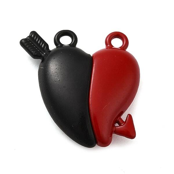 Spray Painted Alloy Magnetic Clasps