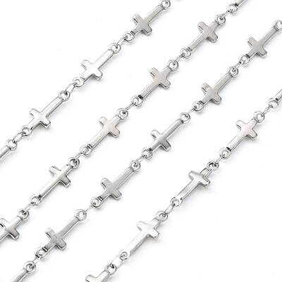 Tarnish Resistant 3.28 Feet 304 Stainless Steel Link Chains