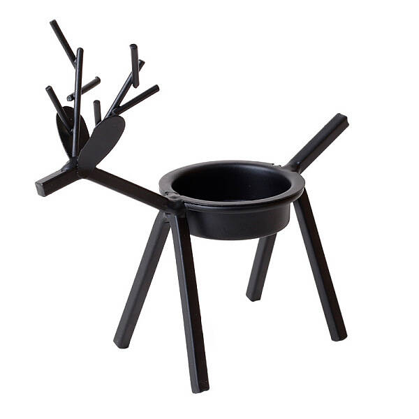 Christmas Theme Iron Candle Holder
