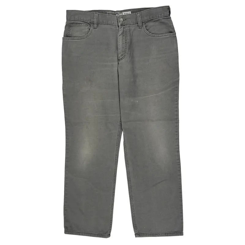 Carhartt Trousers - 34W 29L Grey Cotton Blend
