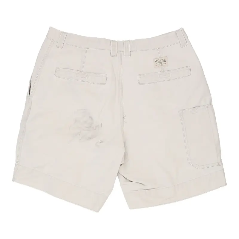 Columbia Chino Shorts - 30W 8L Beige Cotton | Size: 30