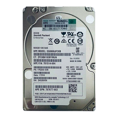 787677-003 HP 900GB 12Gb/s SAS 10000 2.5-inch Hard Drive