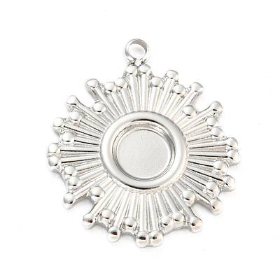 Non-Tarnish 304 Stainless Steel Pendant Cabochon Settings