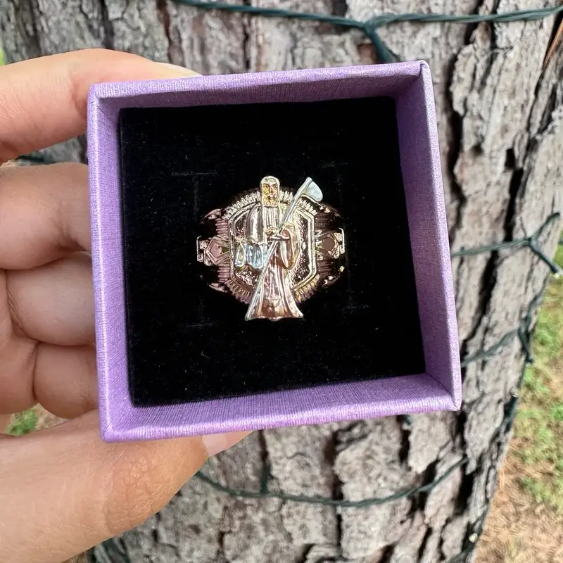 Santa Muerte Unisex Ring