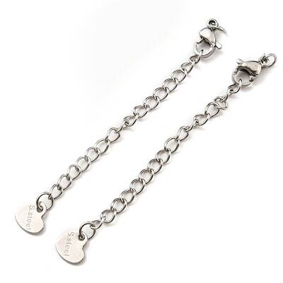 Tarnish Resistant 304 Stainless Steel Curb Chain Extender