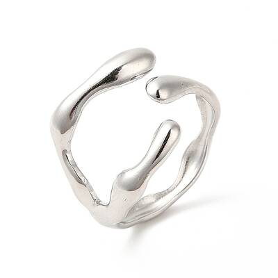 Non-Tarnish 304 Stainless Steel Cuff Finger Ring