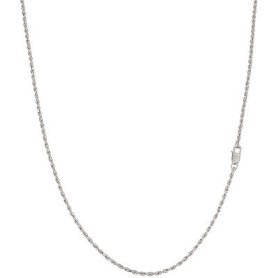 1Pc 925 Sterling Silver Rope Chain Necklaces