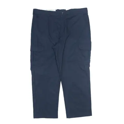 RED KAP Cargo Workwear Trousers Blue Regular Straight Mens W42 L30